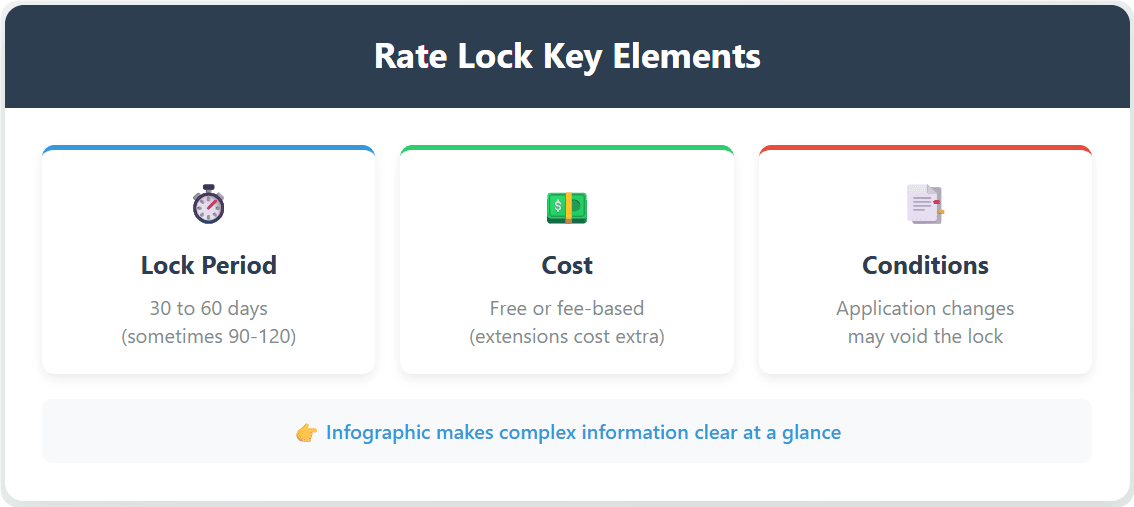 rate lock key elements