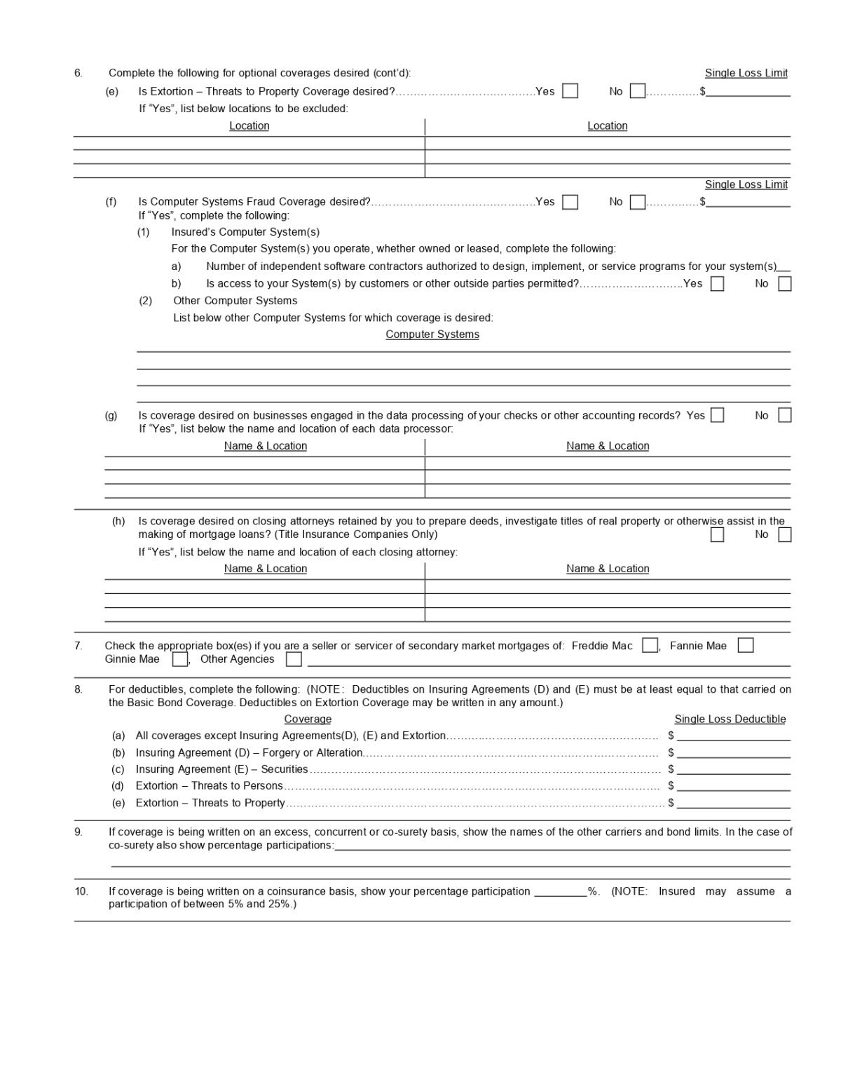 The Example of a Mortgage Application2