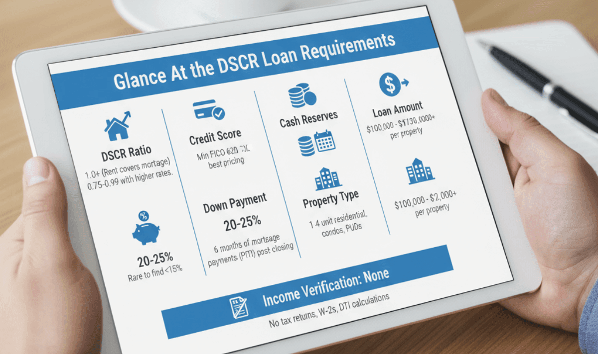 Glance At the DSCR Loan Requirements