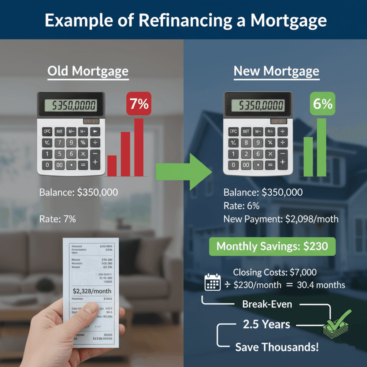 Example of Refinancing a Mortgage