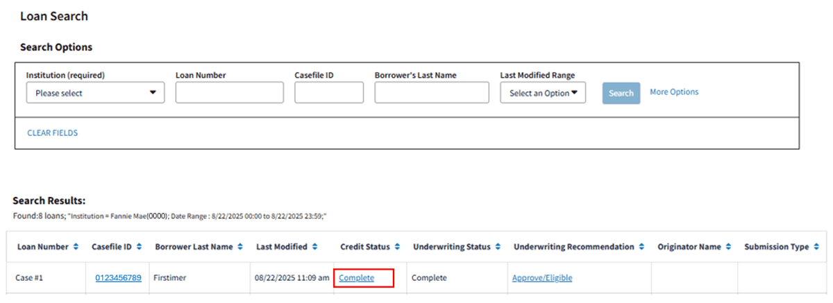 Fannie Mae Desktop Underwriter (DU)