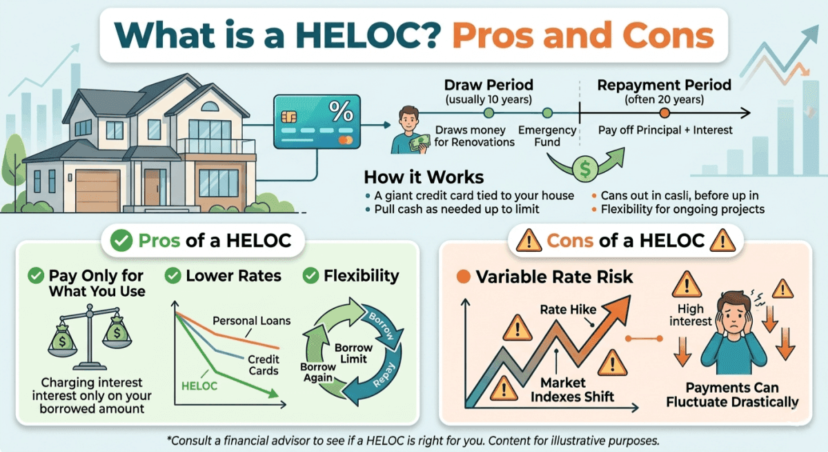 What is a HELOC? Pros and Cons