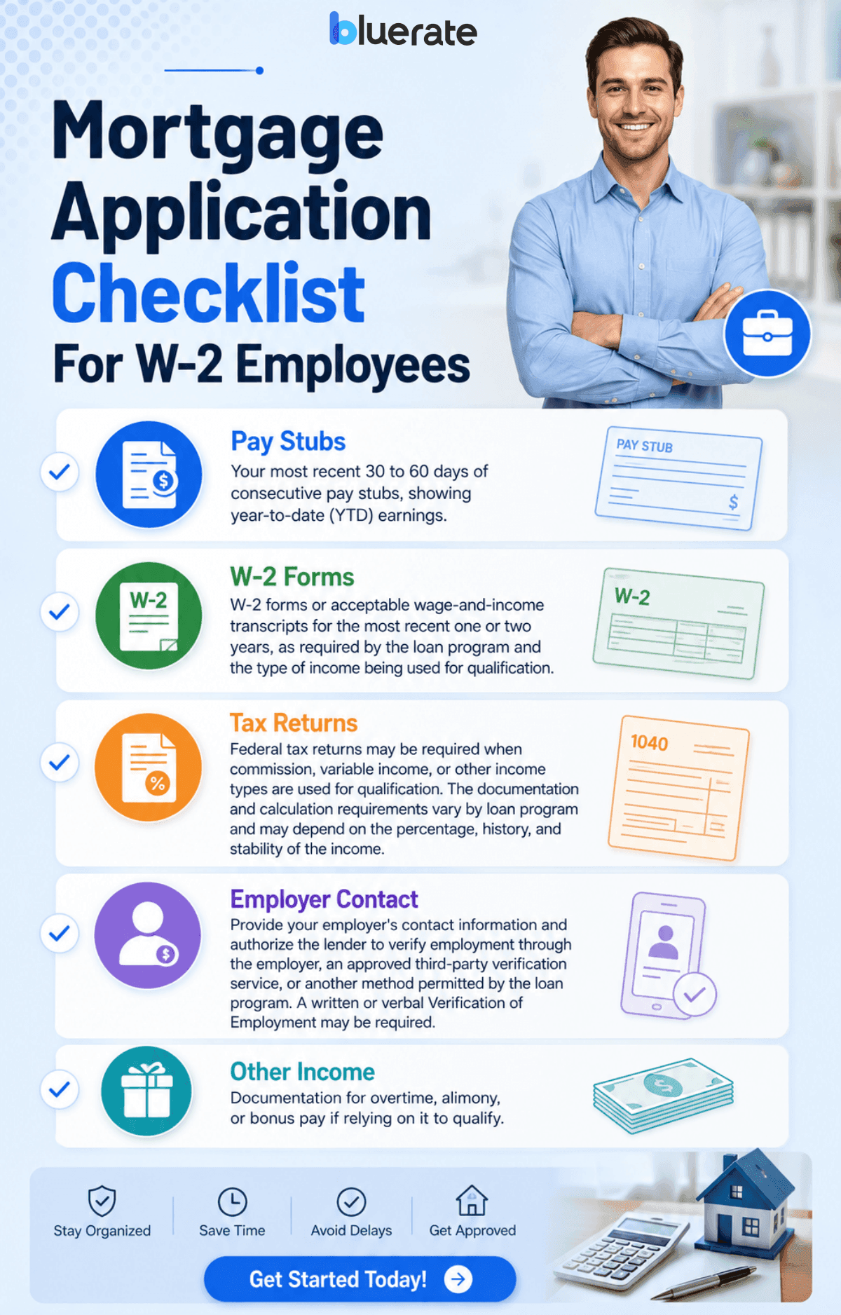 Mortgage Application Checklist For W-2 Employees