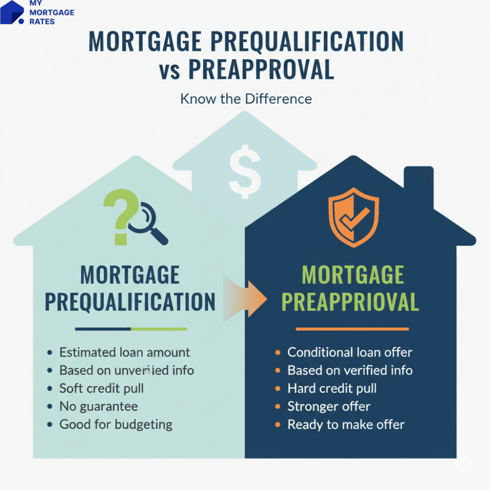Mortgage Prequalification vs Preapproval
