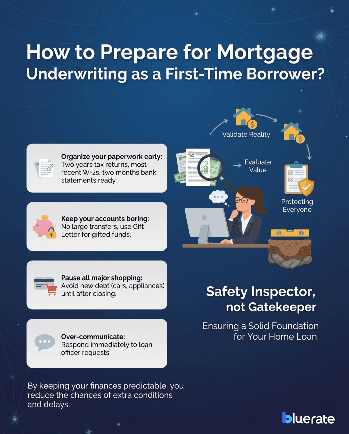 How to Prepare for Mortgage Underwriting as a First-Time Borrower?