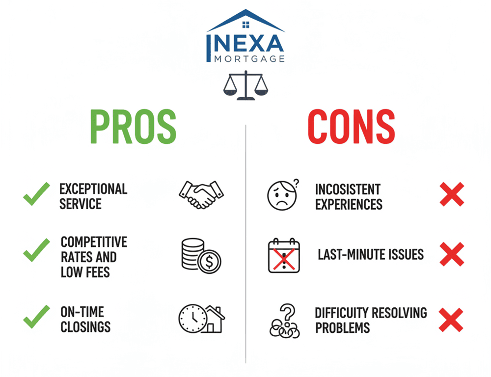 Pros and Cons of NEXA Mortgage