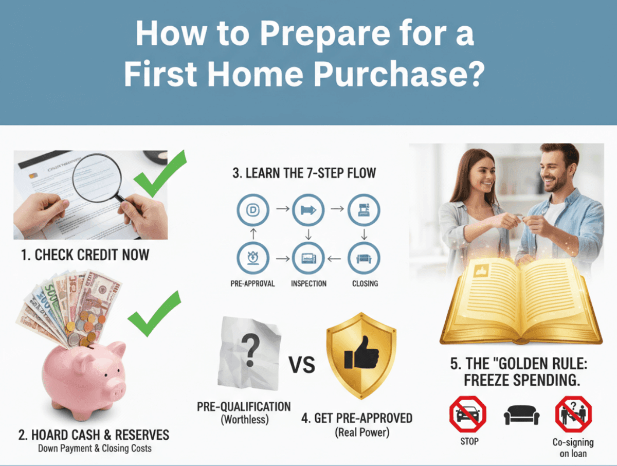 How to Prepare for a First Home Purchase?