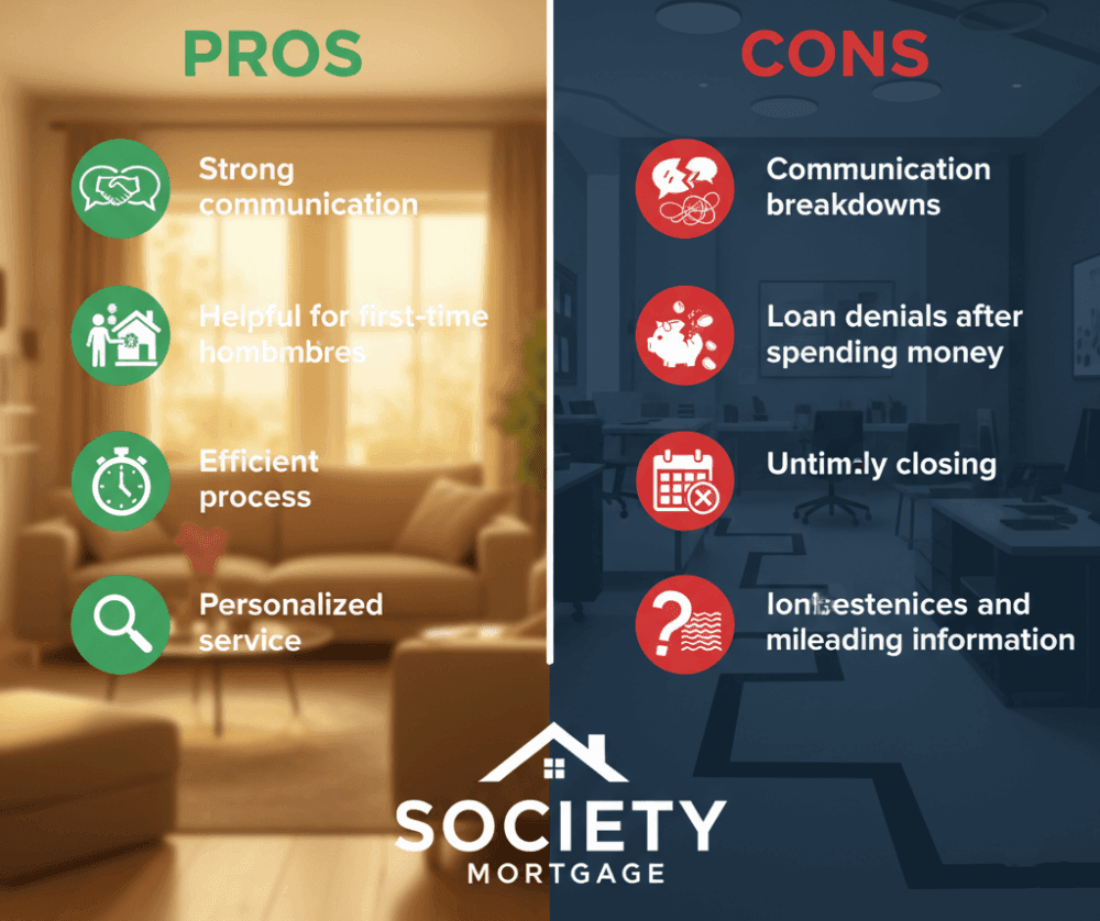 Pros and Cons of Society Mortgage
