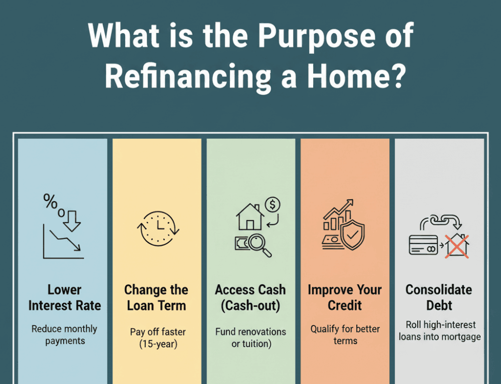 What is the Purpose of Refinancing a Home?