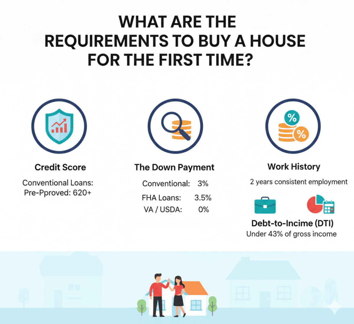 What are the Requirements to Buy a House for the First Time?