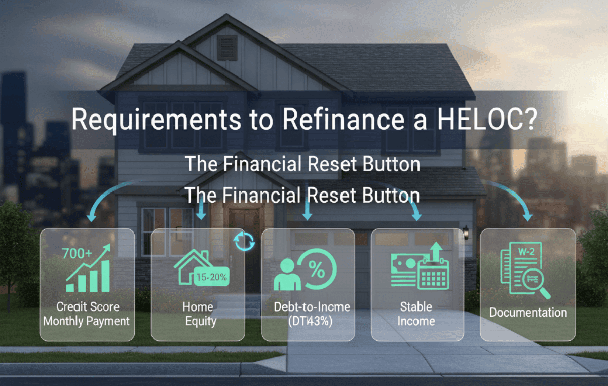 Requirements to Refinance a HELOC