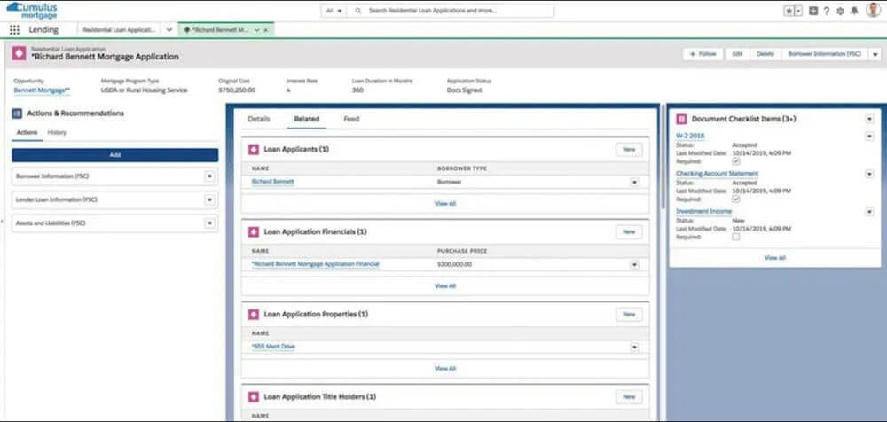 Salesforce - Best CRM for Mortgage Lenders