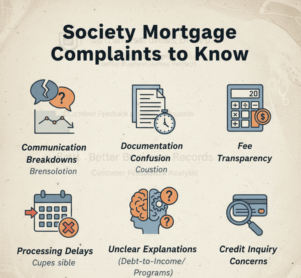 Society Mortgage Complaints to Know