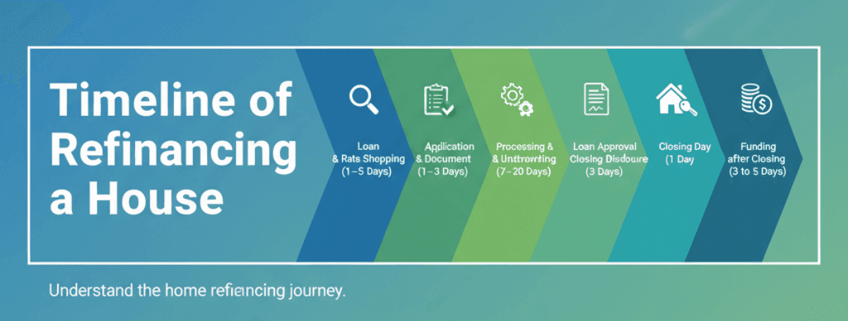 Timeline of Refinancing a House