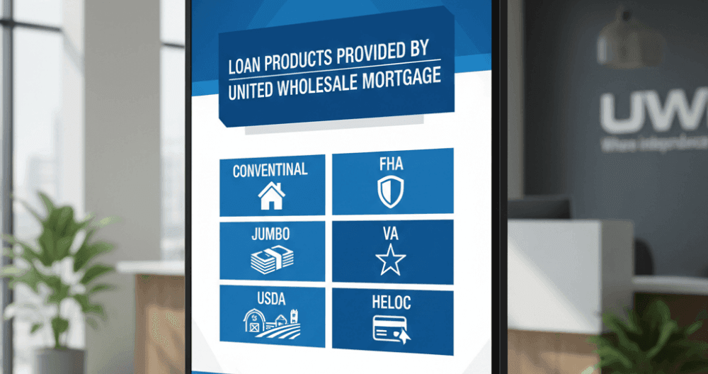 Loan Products Provided by United Wholesale Mortgage