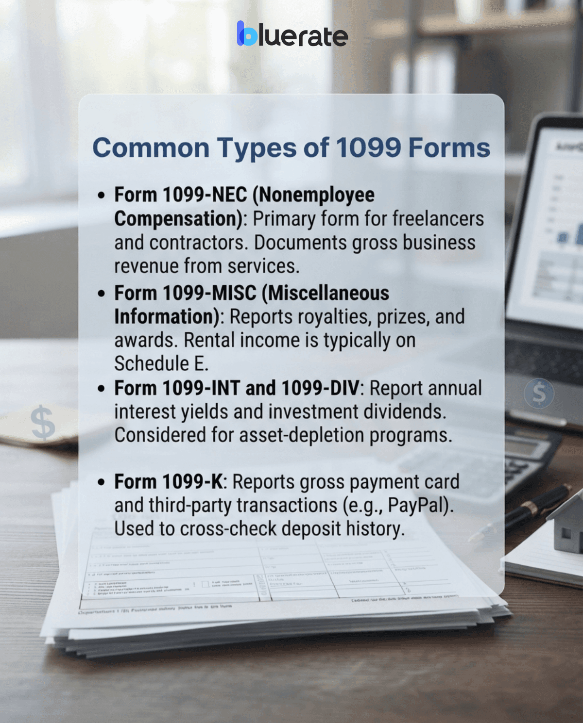 Common Types of 1099 Forms